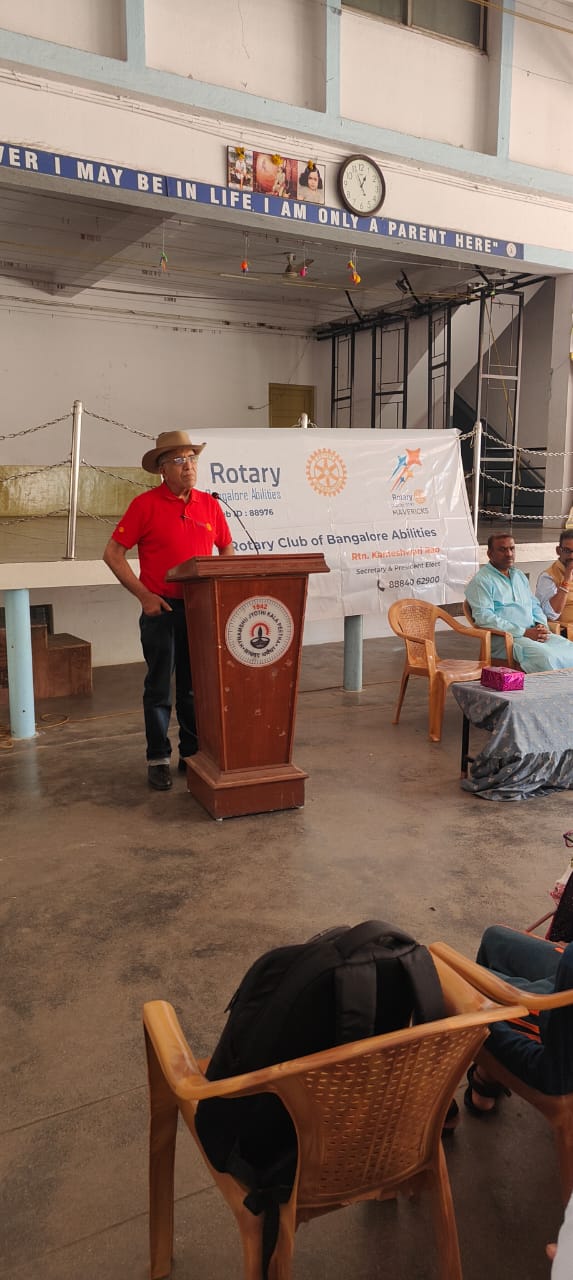 CHARTER DAY ,TREE PLANTATION, WHEELCHAIR AND CALIPER DONATION , FLAG EXCHANGE