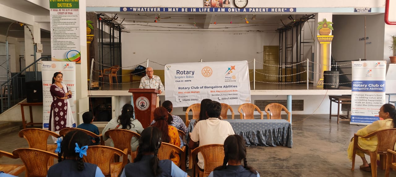 CHARTER DAY ,TREE PLANTATION, WHEELCHAIR AND CALIPER DONATION , FLAG EXCHANGE