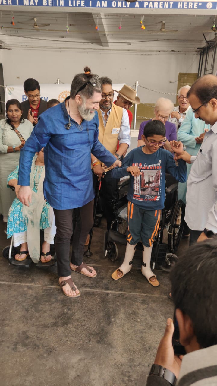 CHARTER DAY ,TREE PLANTATION, WHEELCHAIR AND CALIPER DONATION , FLAG EXCHANGE