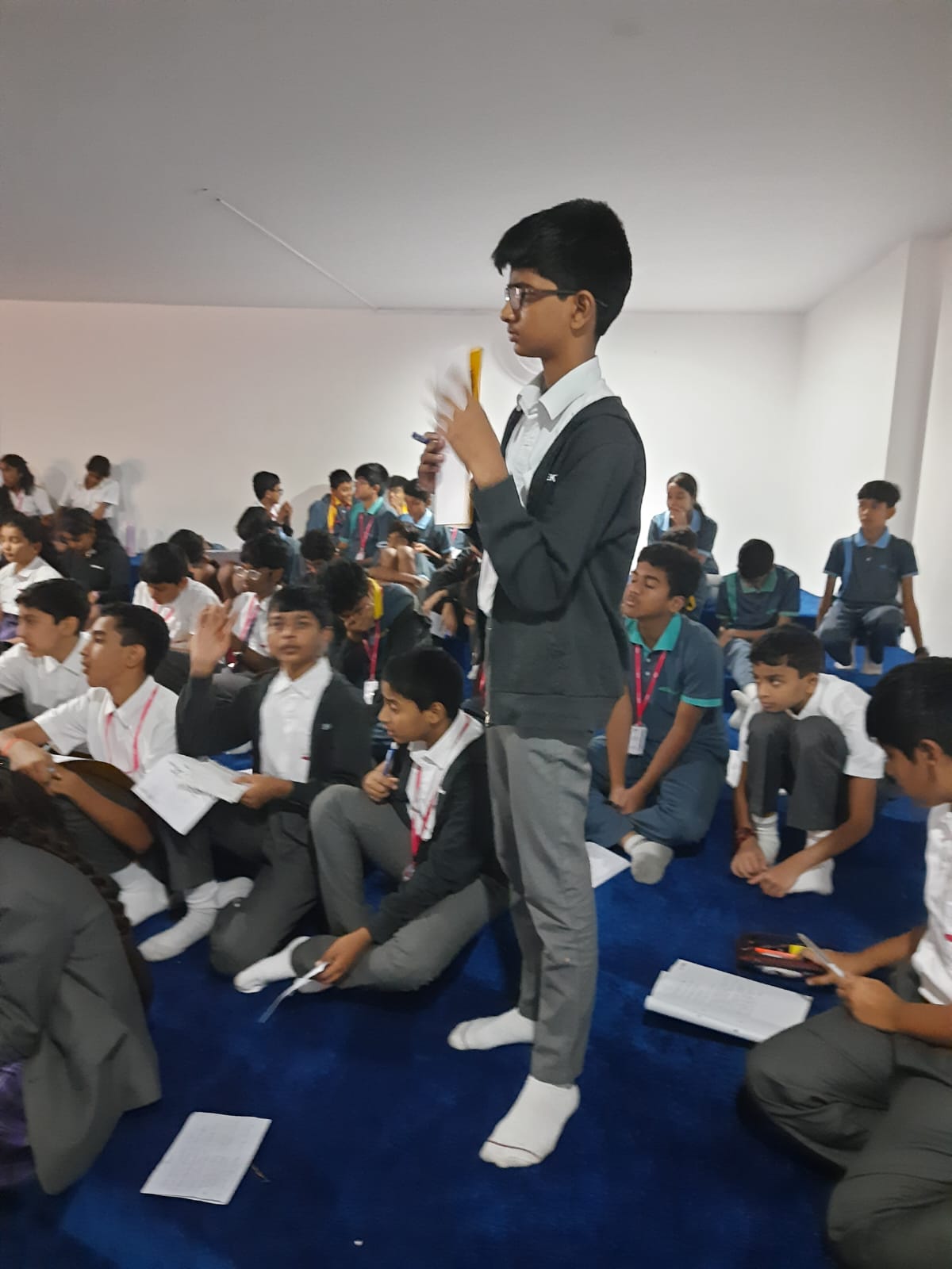 Design thinking workshop at Ekya school.